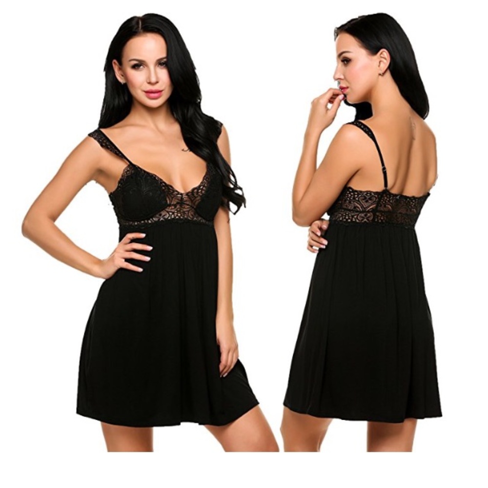 Black Chemise NWOT